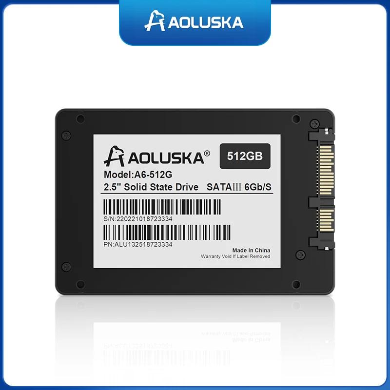 AOLUSKA 2.5 SATA 3 SSD 256GB ָ Ʈ ̺, 1TB 512GB 480GB 240GB 120GB 128GB 2TB SATA3  PC ũž Ʈ ϵ ũ